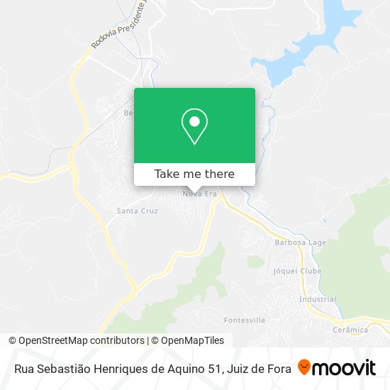 Rua Sebastião Henriques de Aquino 51 map