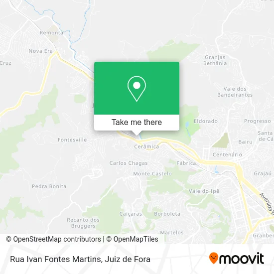 Rua Ivan Fontes Martins map