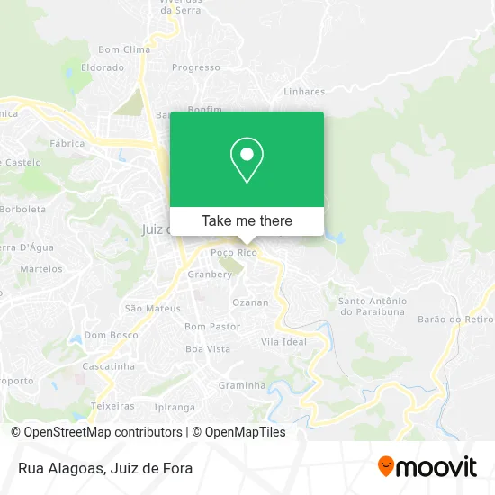 Rua Alagoas map