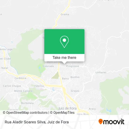 Rua Aladir Soares Silva map