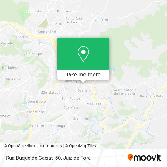 Mapa Rua Duque de Caxias 50