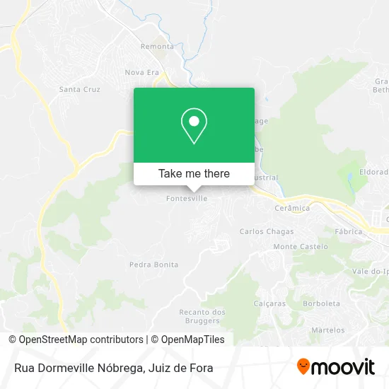 Rua Dormeville Nóbrega map