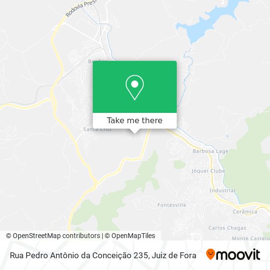 Mapa Rua Pedro Antônio da Conceição 235