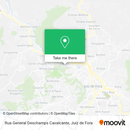 Rua General Deschamps Cavalcante map