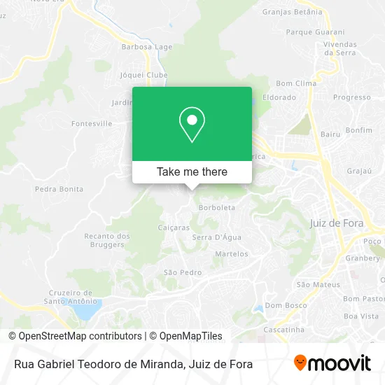 Rua Gabriel Teodoro de Miranda map