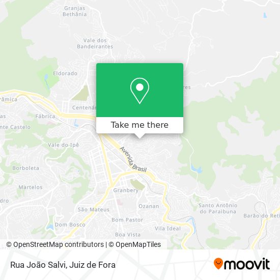 Mapa Rua João Salvi