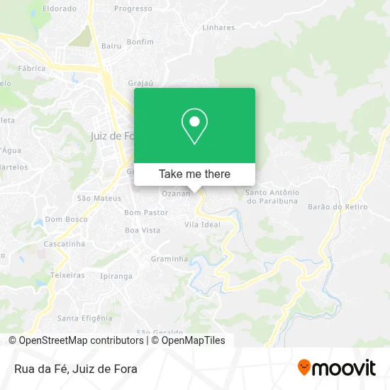 Rua da Fé map