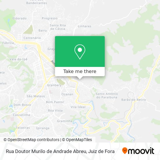 Rua Doutor Murilo de Andrade Abreu map