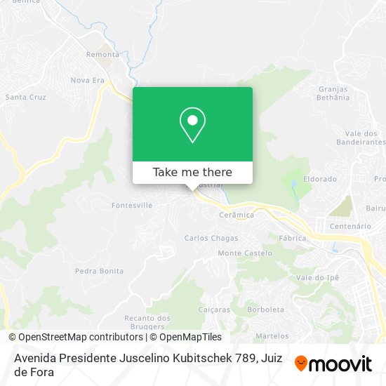 Avenida Presidente Juscelino Kubitschek 789 map