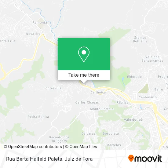 Rua Berta Halfeld Paleta map