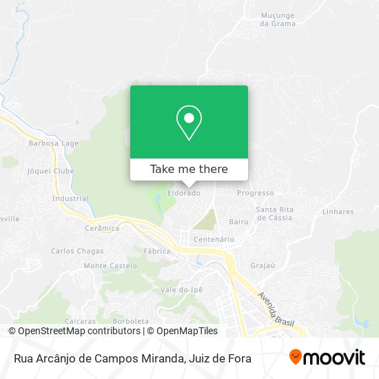 Rua Arcânjo de Campos Miranda map