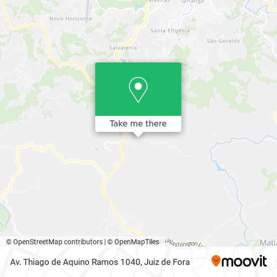 Mapa Av. Thiago de Aquino Ramos 1040
