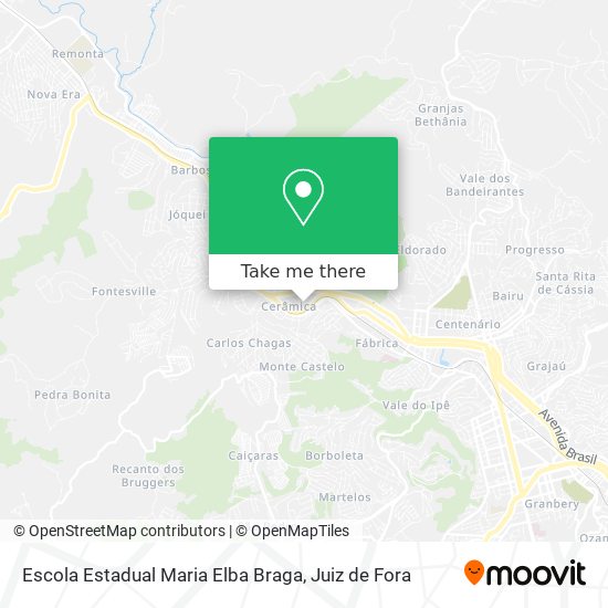 Escola Estadual Maria Elba Braga map