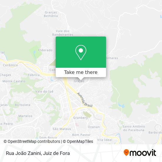 Rua João Zanini map