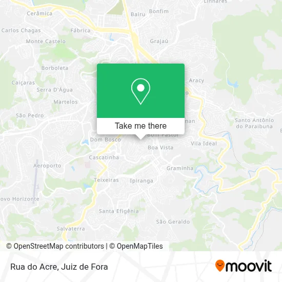 Rua do Acre map