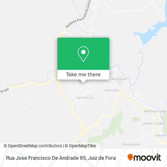 Rua Jose Francisco De Andrade 85 map