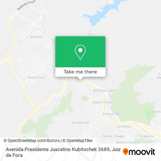 Avenida Presidente Juscelino Kubitschek 3689 map