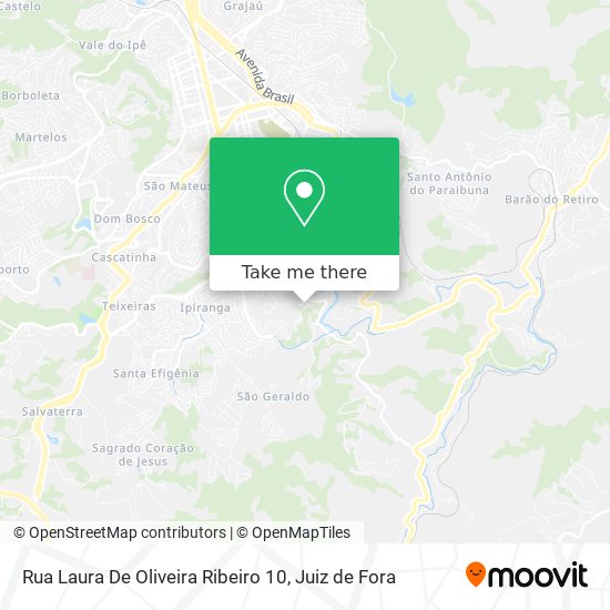 Rua Laura De Oliveira Ribeiro 10 map