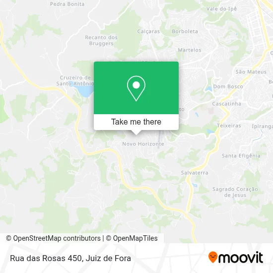 Rua das Rosas 450 map