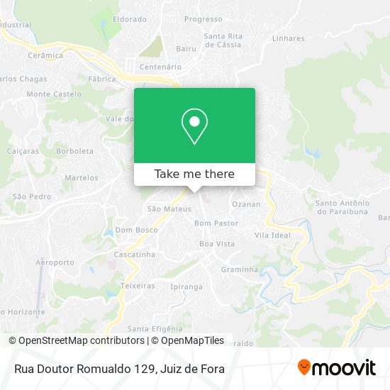 Rua Doutor Romualdo 129 map