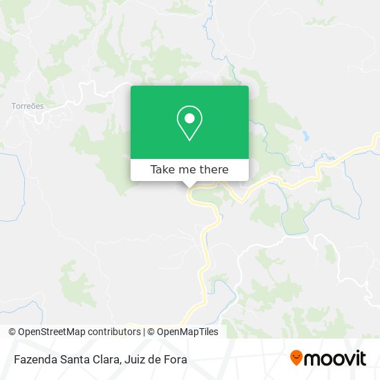 Fazenda Santa Clara map