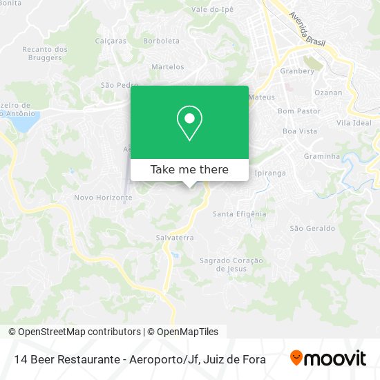 14 Beer Restaurante - Aeroporto / Jf map