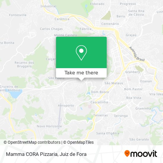 Mamma CORA Pizzaria map