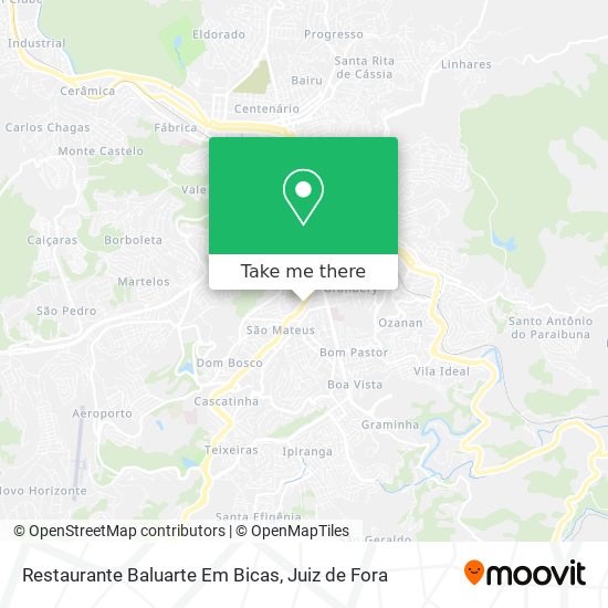 Restaurante Baluarte Em Bicas map