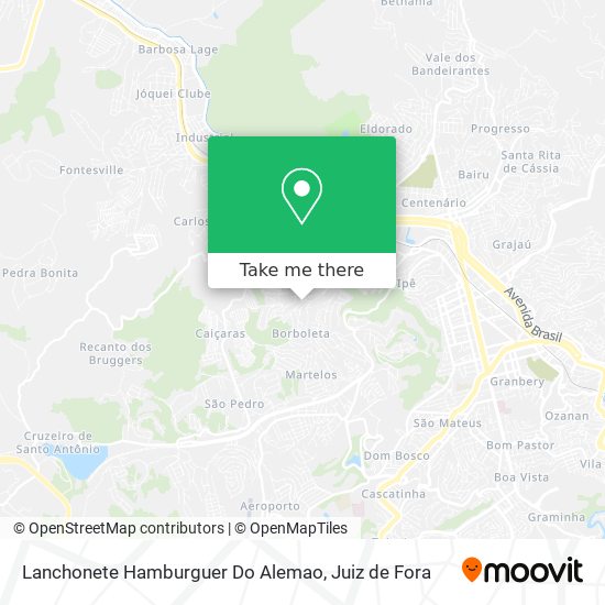 Lanchonete Hamburguer Do Alemao map