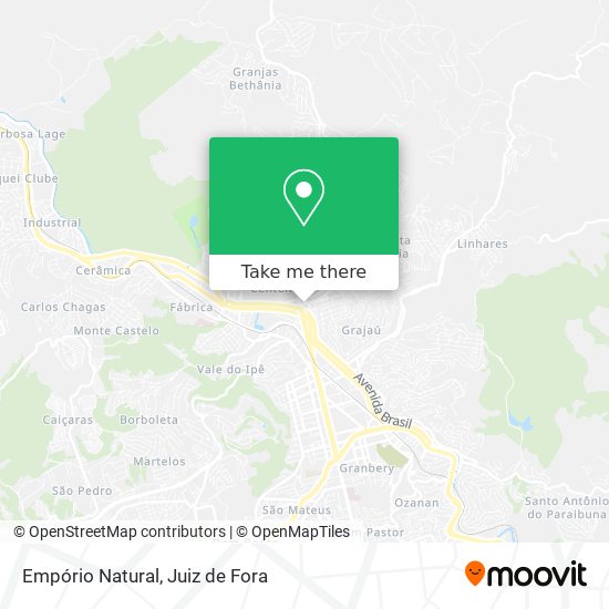 Empório Natural map