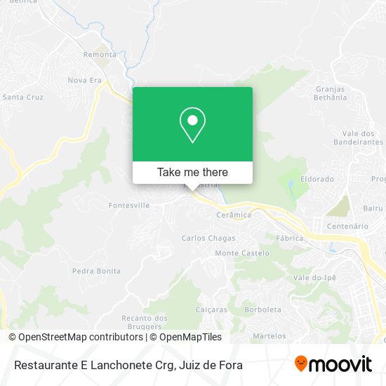 Restaurante E Lanchonete Crg map