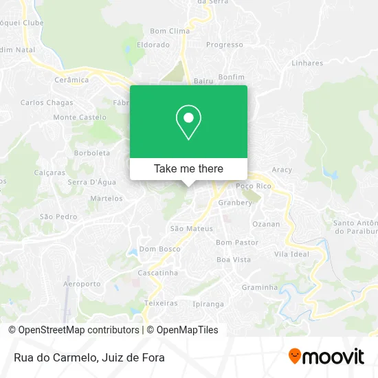 Rua do Carmelo map