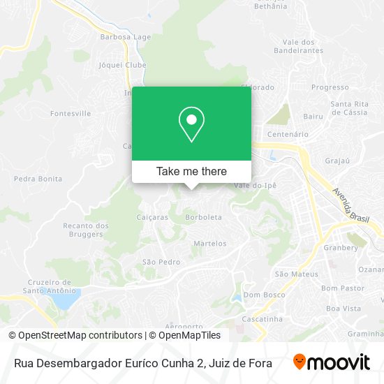 Rua Desembargador Euríco Cunha 2 map