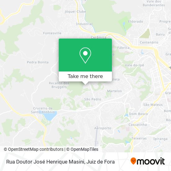 Rua Doutor José Henrique Masini map