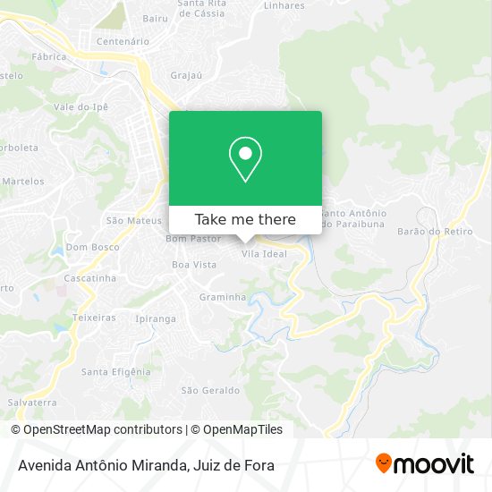 Avenida Antônio Miranda map