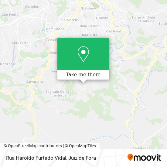 Rua Haroldo Furtado Vidal map