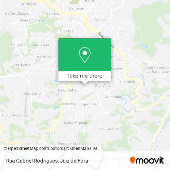 Rua Gabriel Rodrigues map