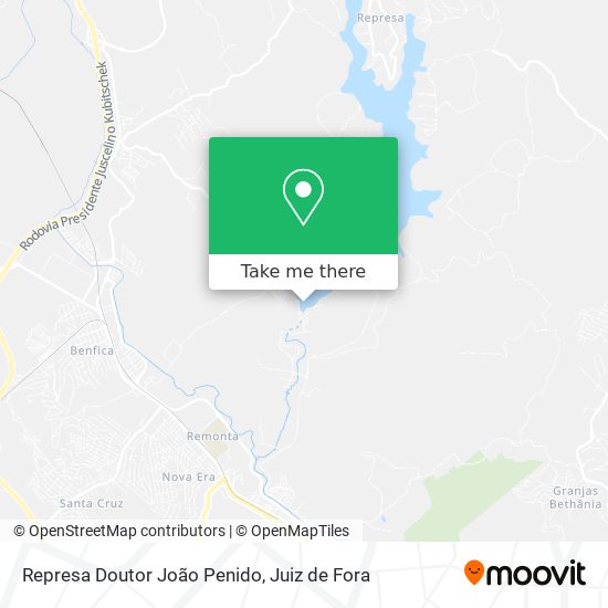 Represa Doutor João Penido map
