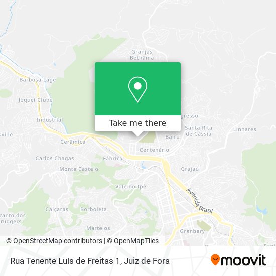 Rua Tenente Luís de Freitas 1 map