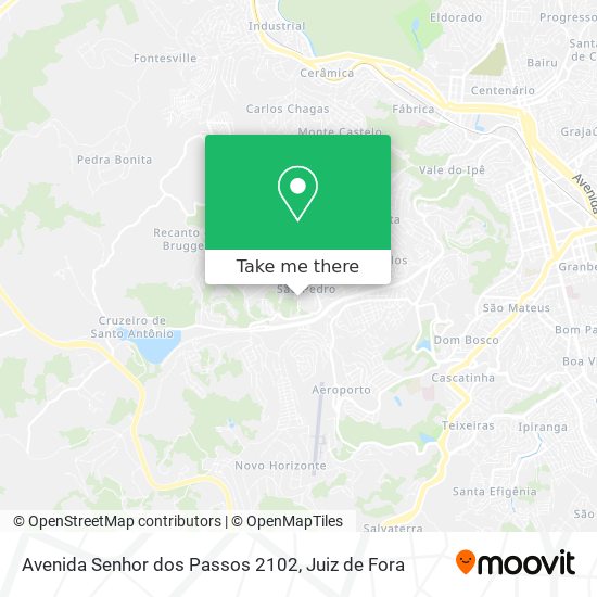 Avenida Senhor dos Passos 2102 map