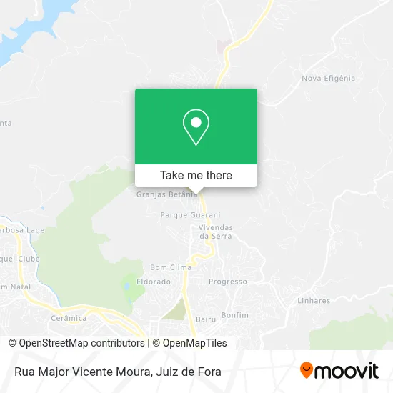 Rua Major Vicente Moura map