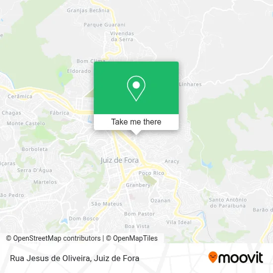 Rua Jesus de Oliveira map