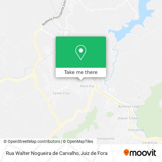 Rua Walter Nogueira de Carvalho map