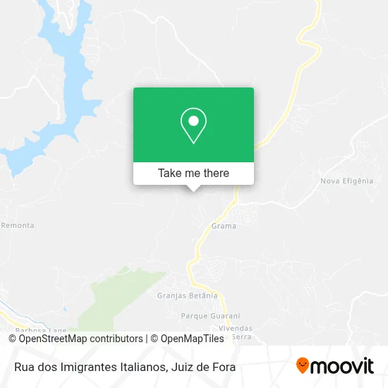 Rua dos Imigrantes Italianos map