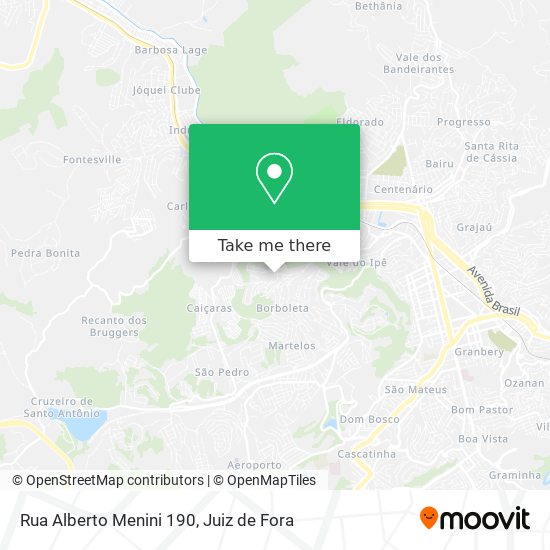 Rua Alberto Menini 190 map