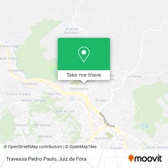 Mapa Travessa Pedro Paulo