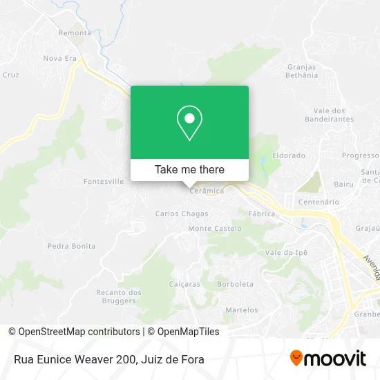 Rua Eunice Weaver 200 map