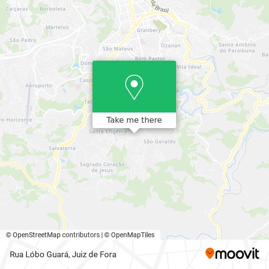 Rua Lóbo Guará map