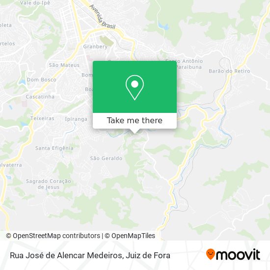 Rua José de Alencar Medeiros map