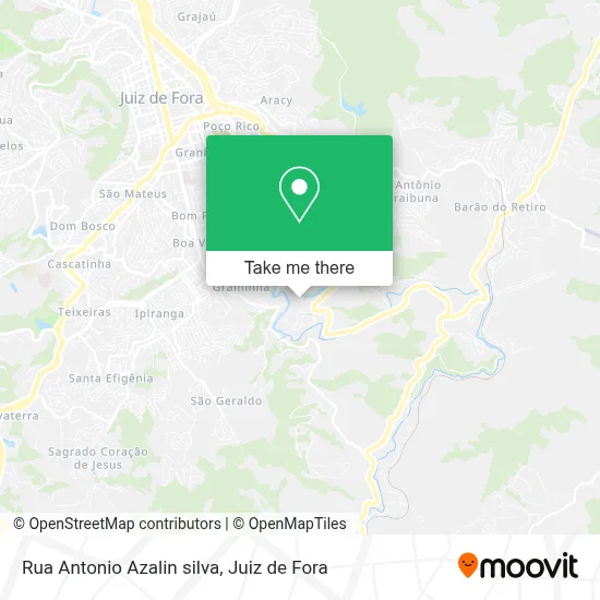 Rua Antonio Azalin silva map